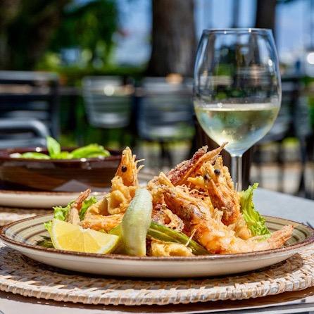 Frittura di gamberi e calamari